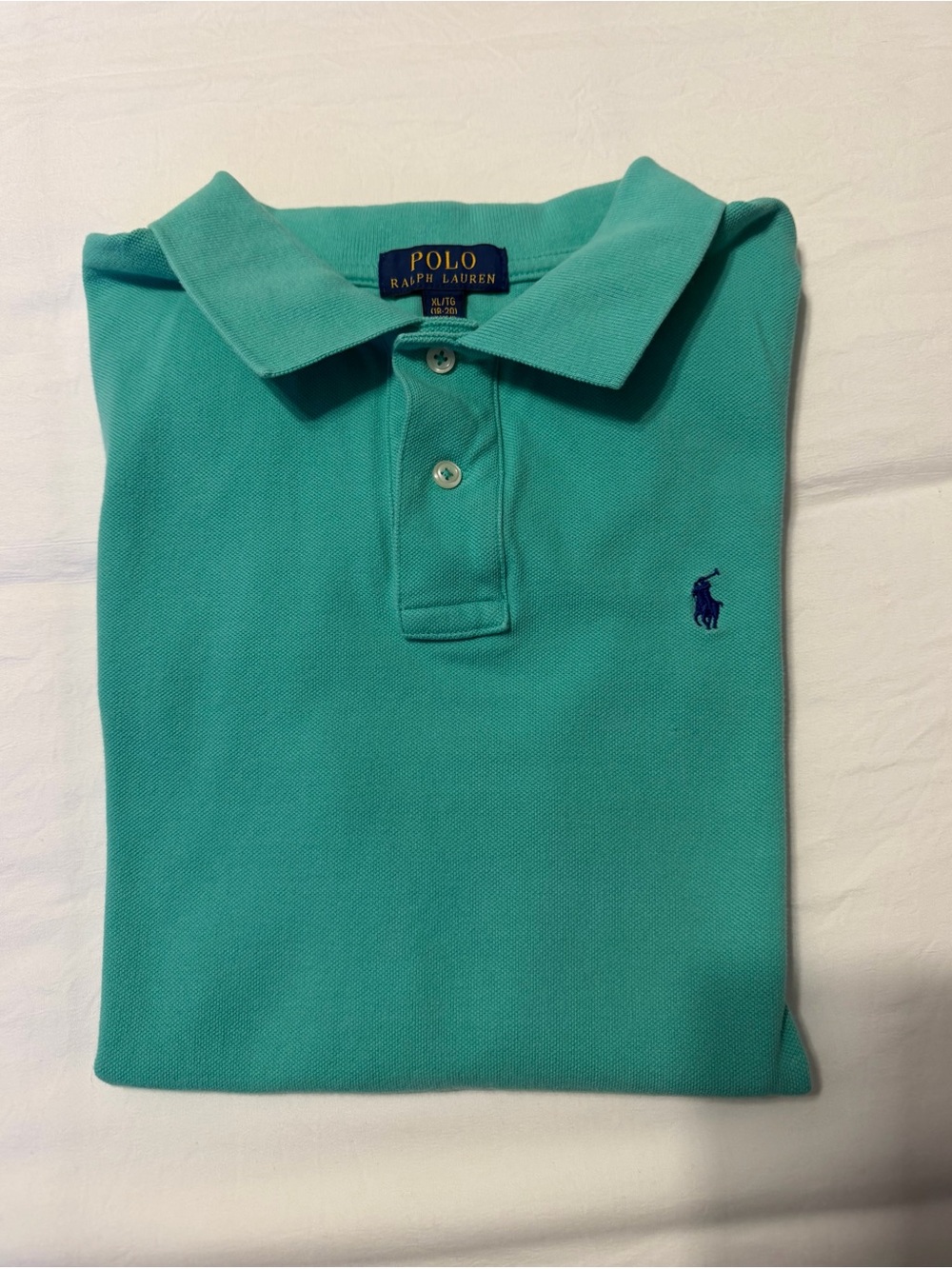Polo by Ralph Lauren Teal Polo with Navy Pony